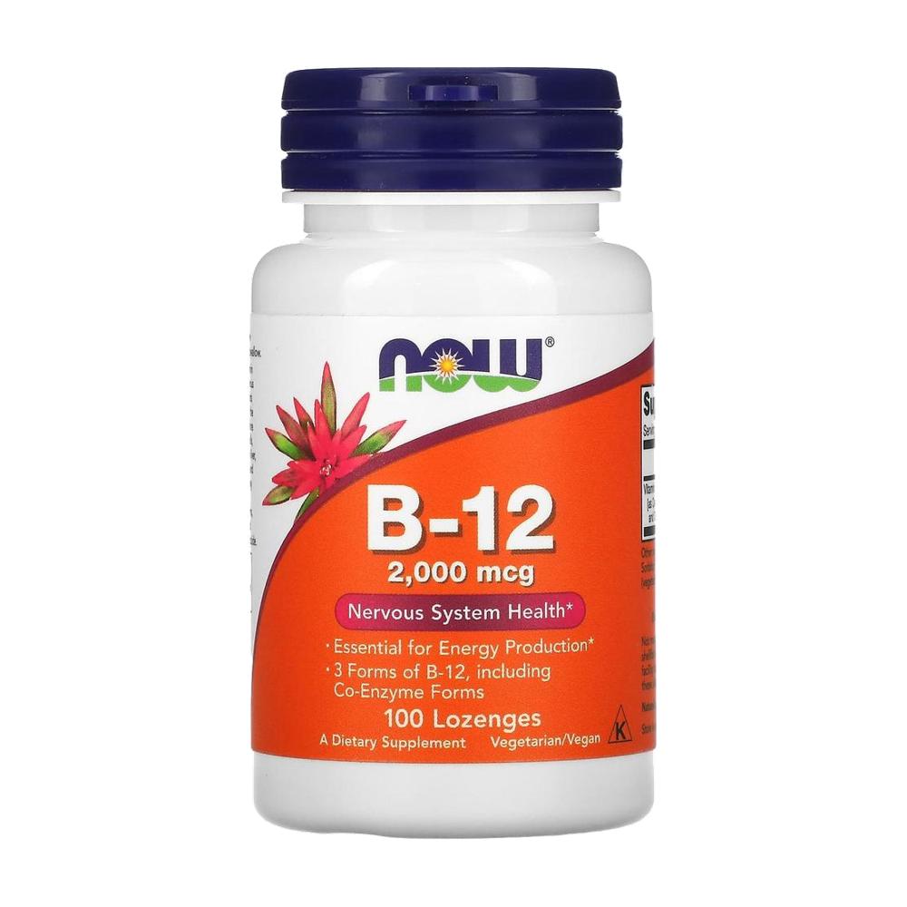 나우 비타민 B12 메틸코발라민 2000mcg 100정 - 상품 이미지