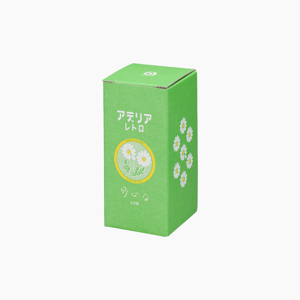 [아데리아] 레트로 유리 고블렛잔 305ml Nobana - 상세 이미지 2