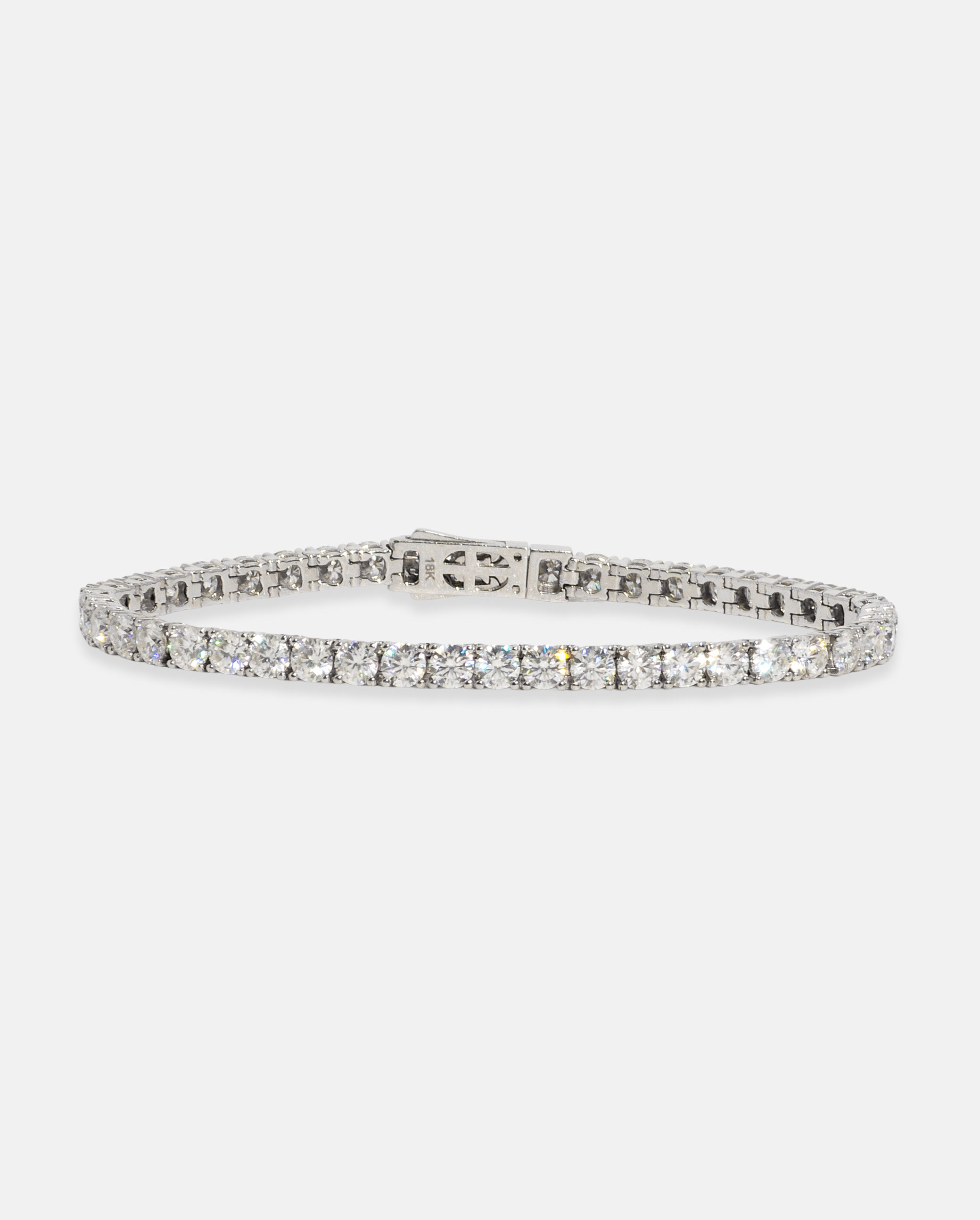 랩다이아 테니스팔찌 3.5mm 고퀄리티 랩다이아몬드 14k 18k - 메인 이미지