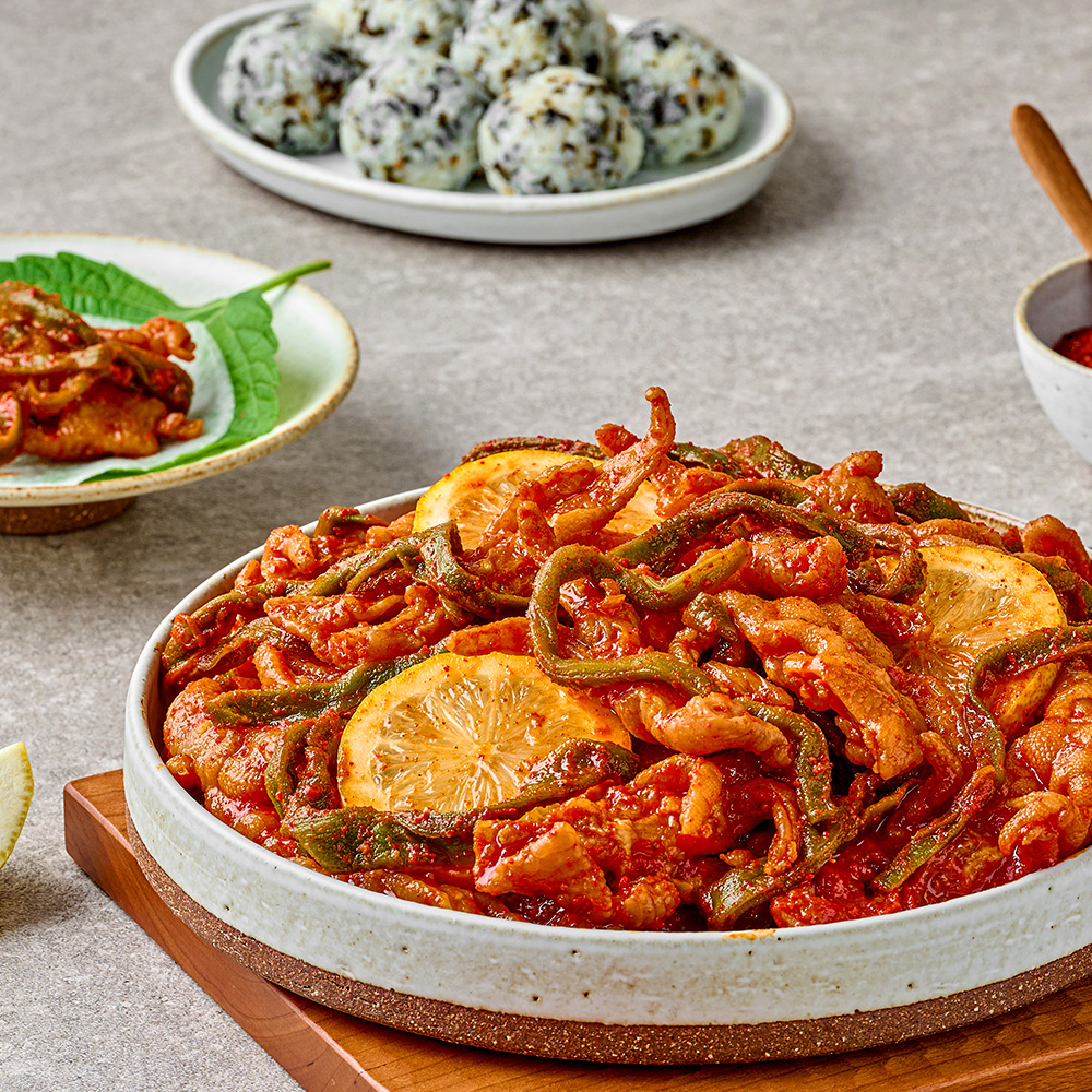 집에서먹자 레몬무뼈닭발 닭발 무침 궁채 냉닭발 400g - 상세 이미지 2
