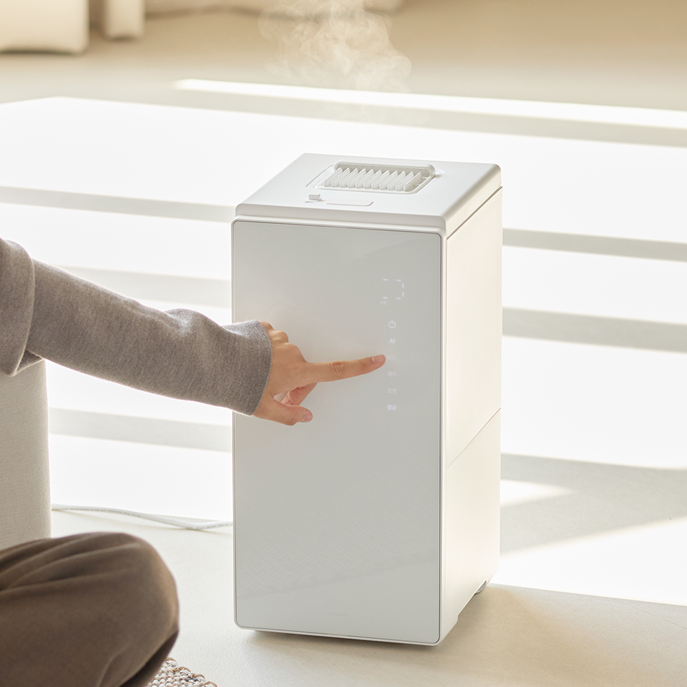 다룸 퓨어 AI 가열식 가습기 6L 대용량 올 스텐 간편 통세척 신생아 안전 살균