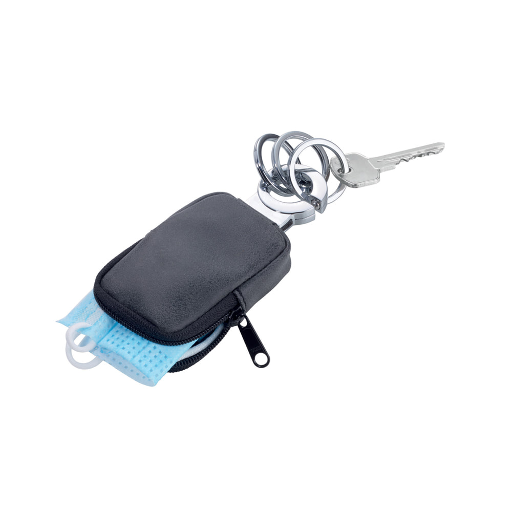 독일 브랜드 트로이카 안티박테리얼 POCKET BAG 키링 마스크 동전 열쇠 정리(KR21-77/DG) - 상세 이미지 4