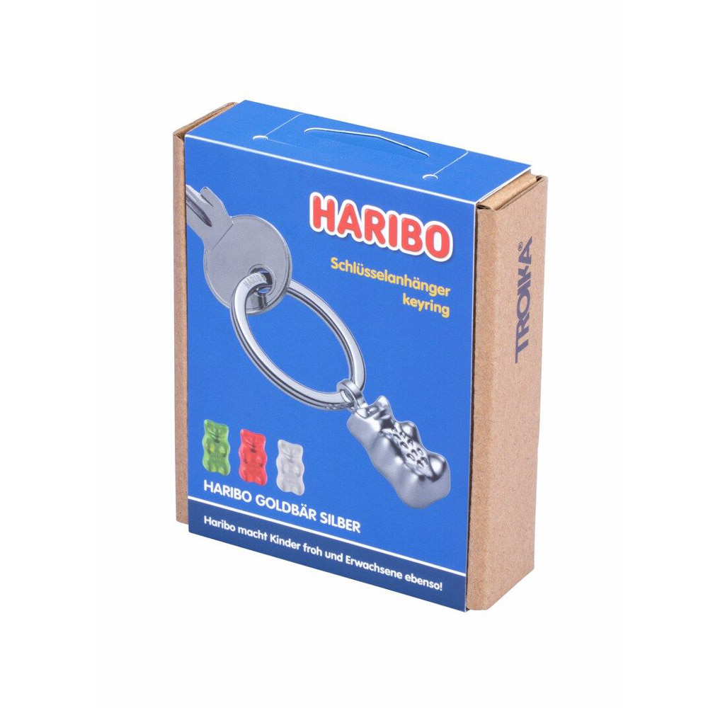 독일 브랜드 트로이카 명품키링 HARIBO 실버베어 달콤한 행운과 기쁨의 상징(HB-K02/SI) - 상세 이미지 3