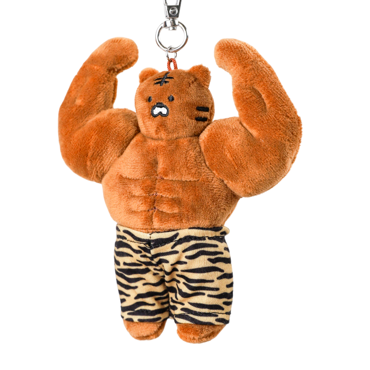 트웰브 x 마동곰 마동범 전신 상반신 미니 득근 인형 키링 - 상세 이미지 3