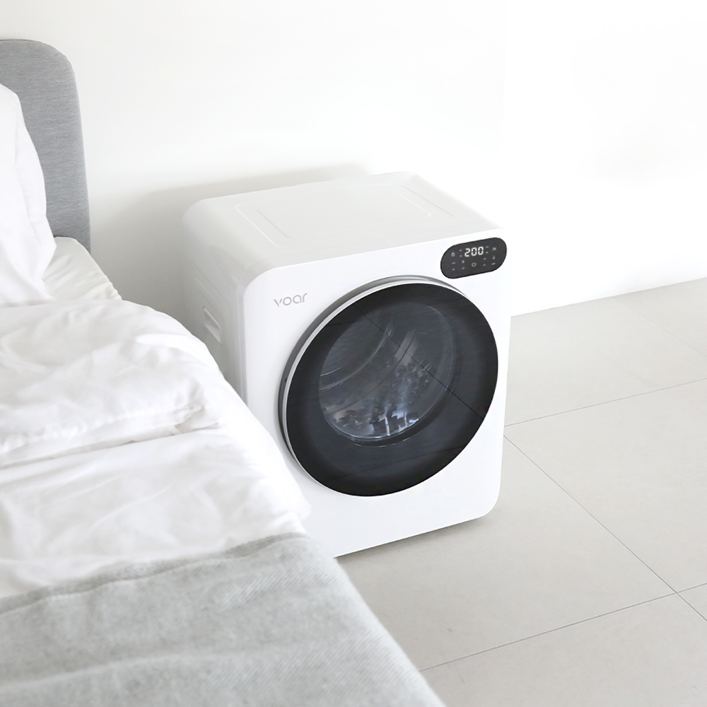 보아르 컴플릿S 미니건조기 4kg UV살균 빨래 세탁 원룸 아기옷 소형 의류 수건 건조기