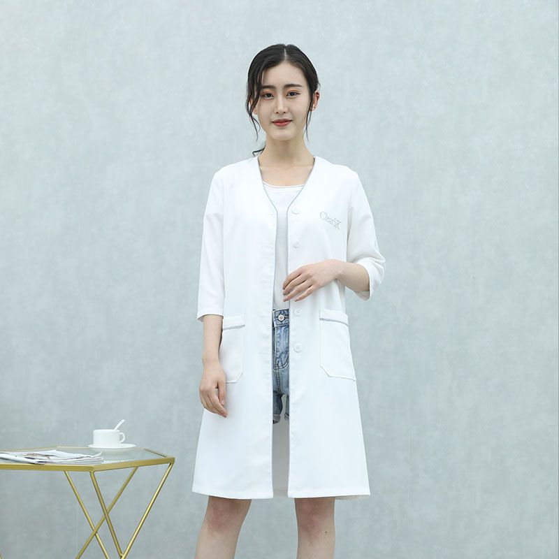 피부관리사가운 에스테틱 네일 마사지 가운 유니폼 - 상세 이미지 5