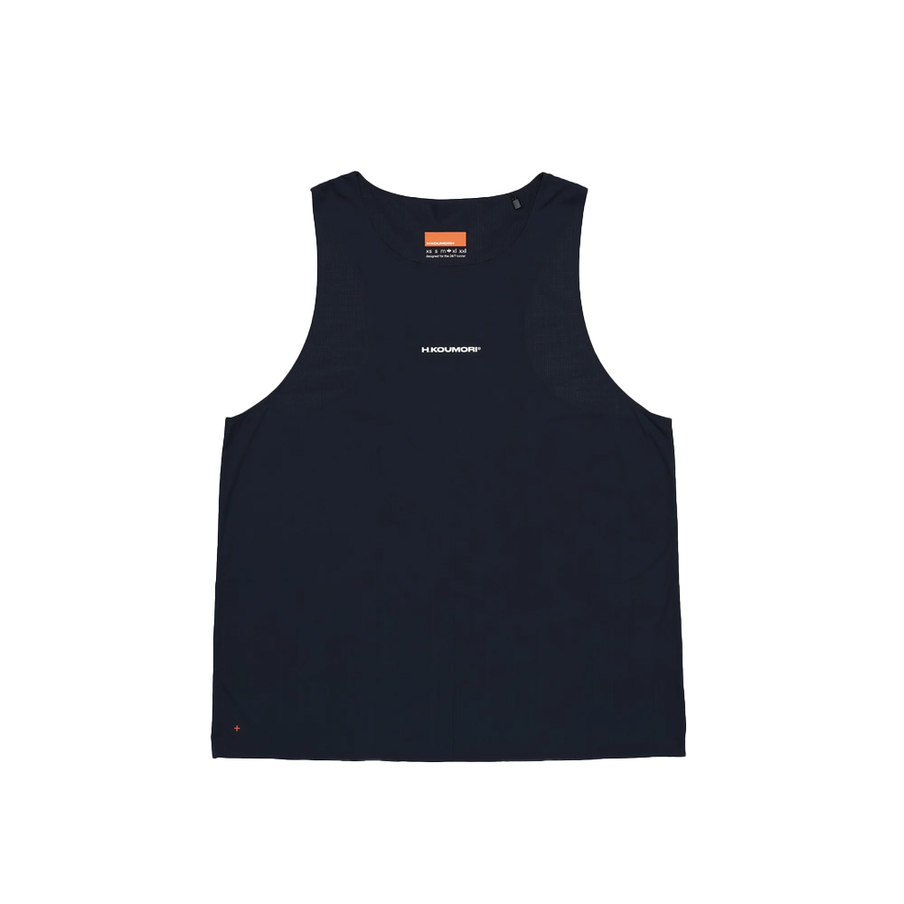 H.쿠모리 Race Singlet Black - 상품 이미지