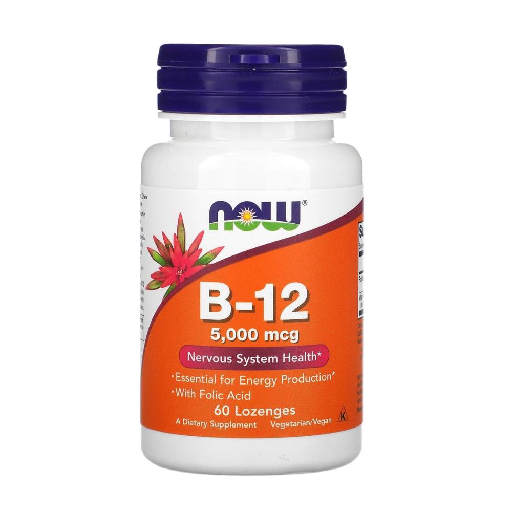 나우 비타민 B12 메틸코발라민 5000mcg 60정 - 상품 이미지