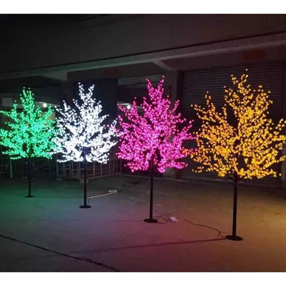 나무 조명 조화 LED 빛나는 인테리어 포인트 장식품 1.2m + 240등(7색상) - 상세 이미지 2
