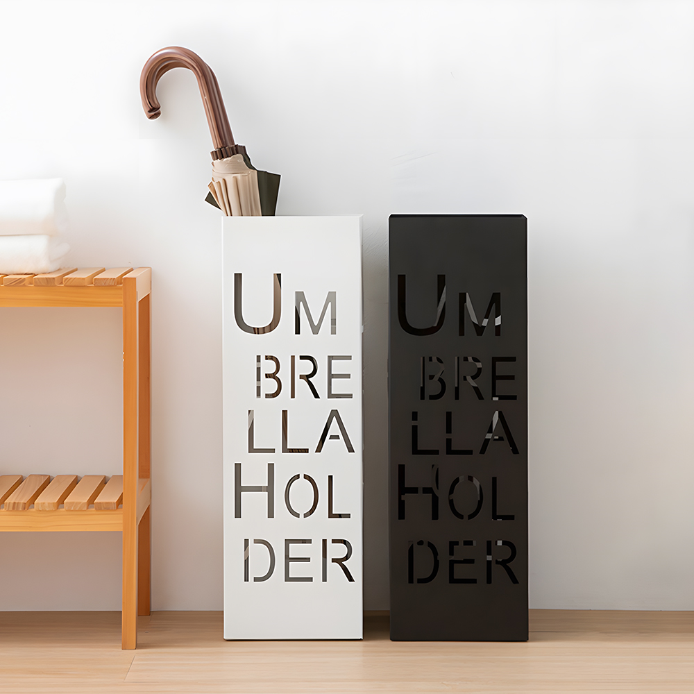 타이포 철제 우산꽂이 업소용 카페 사무실 현관 신발장 우산통 걸이 거치대