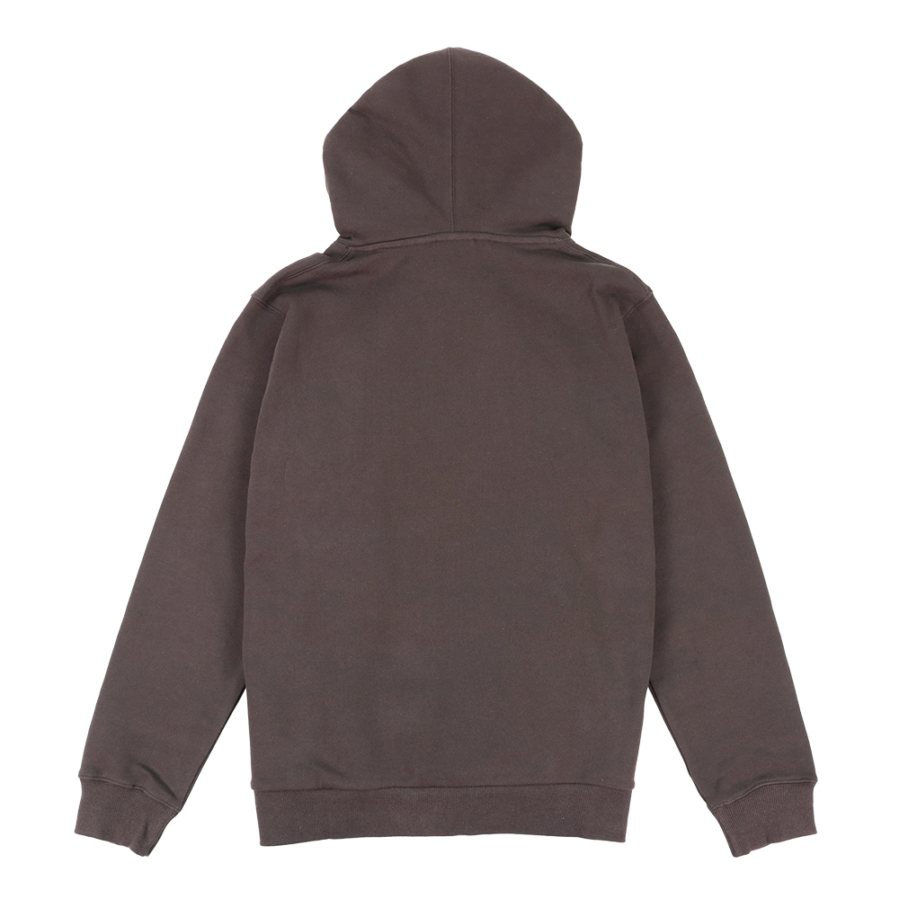 그라미치 ONE POINT 후드티 G303-FT DARK BROWN - 상세 이미지 2