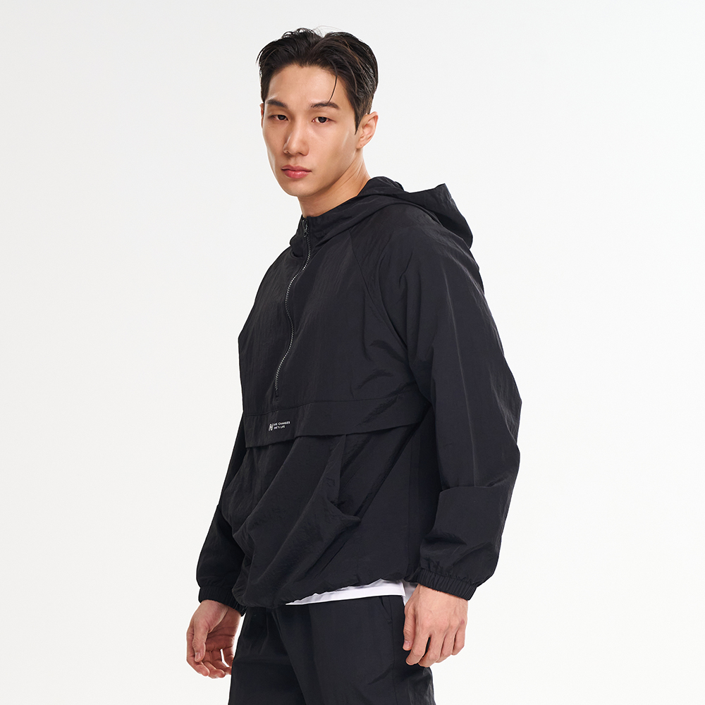 [2PACK] 남자 여성 캠프 아노락 러닝 자켓 바람막이 긴팔 운동복 런닝 등산복 - 상세 이미지 2