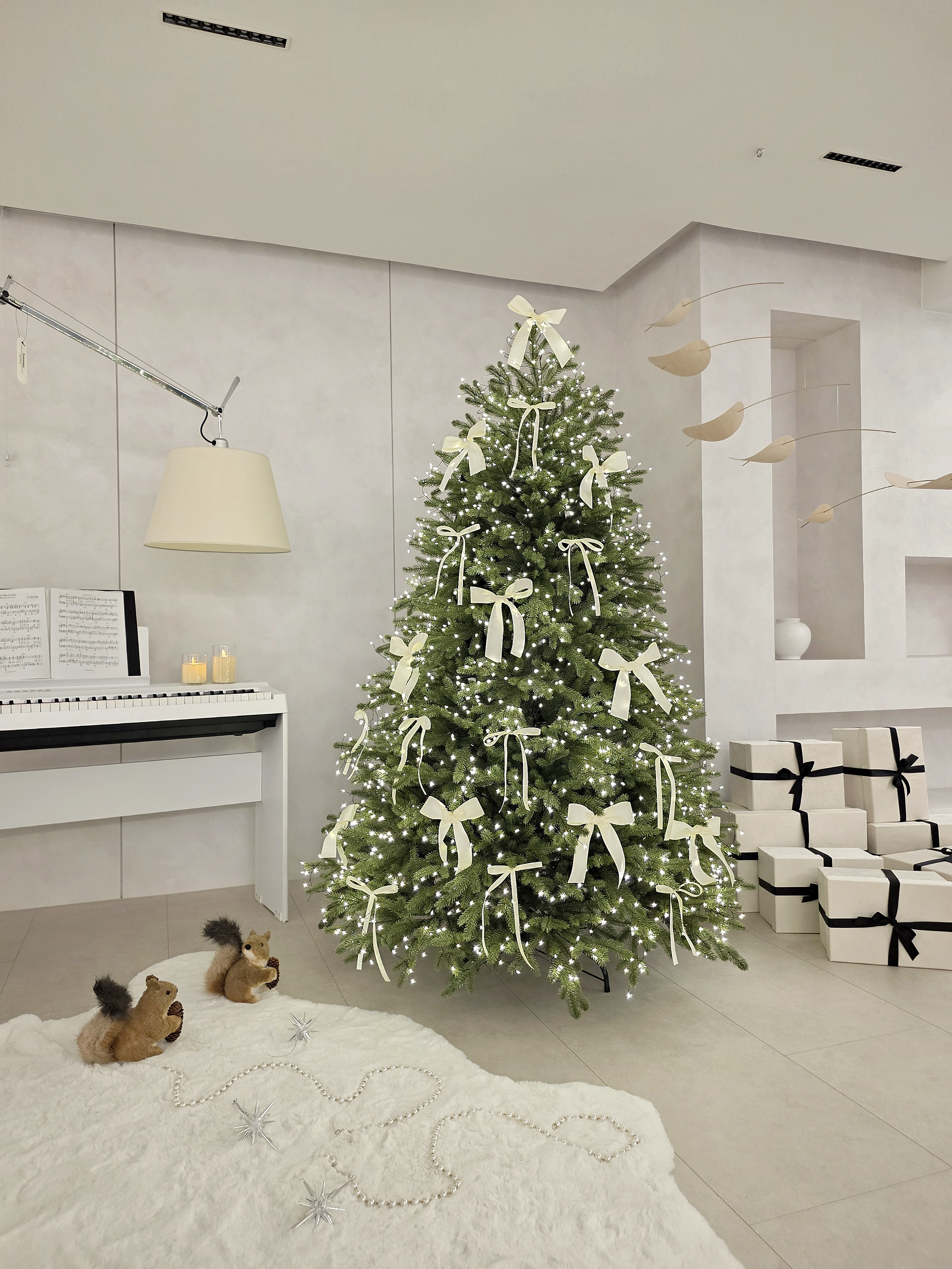 재니쓰홈 트리 크리스마스트리 PE100 180cm 무장식 전나무 대형 고급 카페 나무 상세 이미지 5