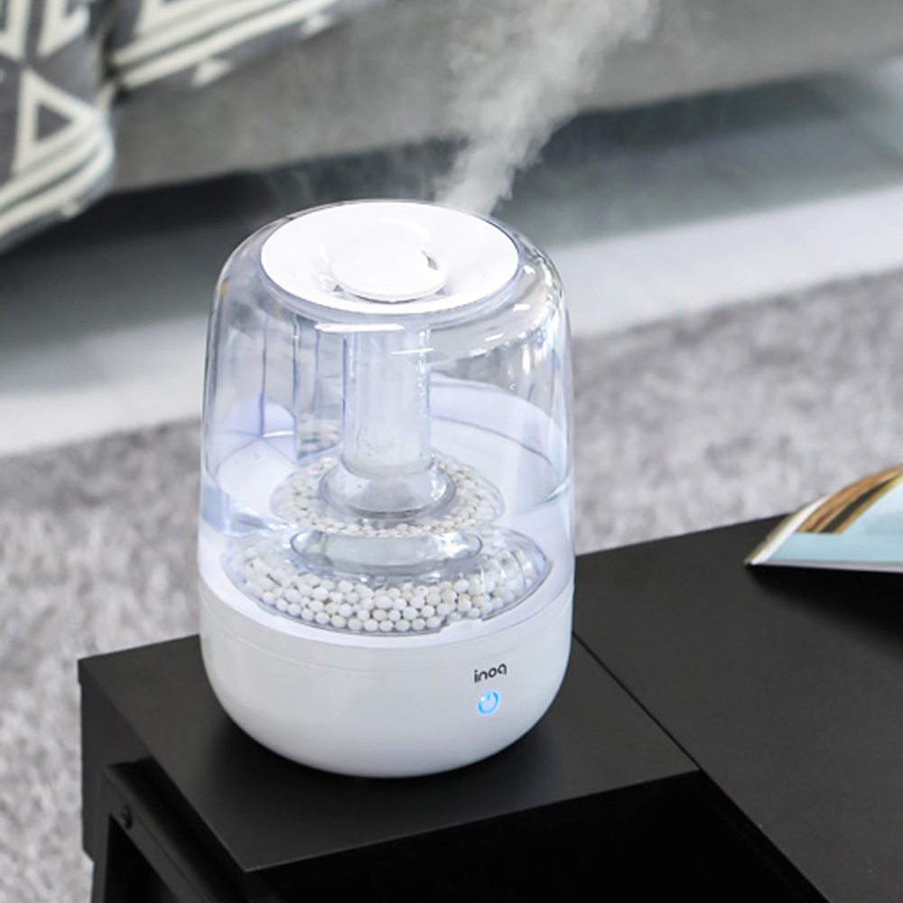 이노크아든 대용량 간편세척 저소음 초음파 가습기 4L