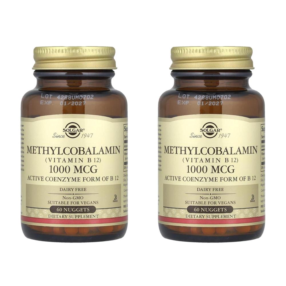 솔가 비타민 B12 메틸코발라민 1000mcg 60정 (2개) - 상품 이미지