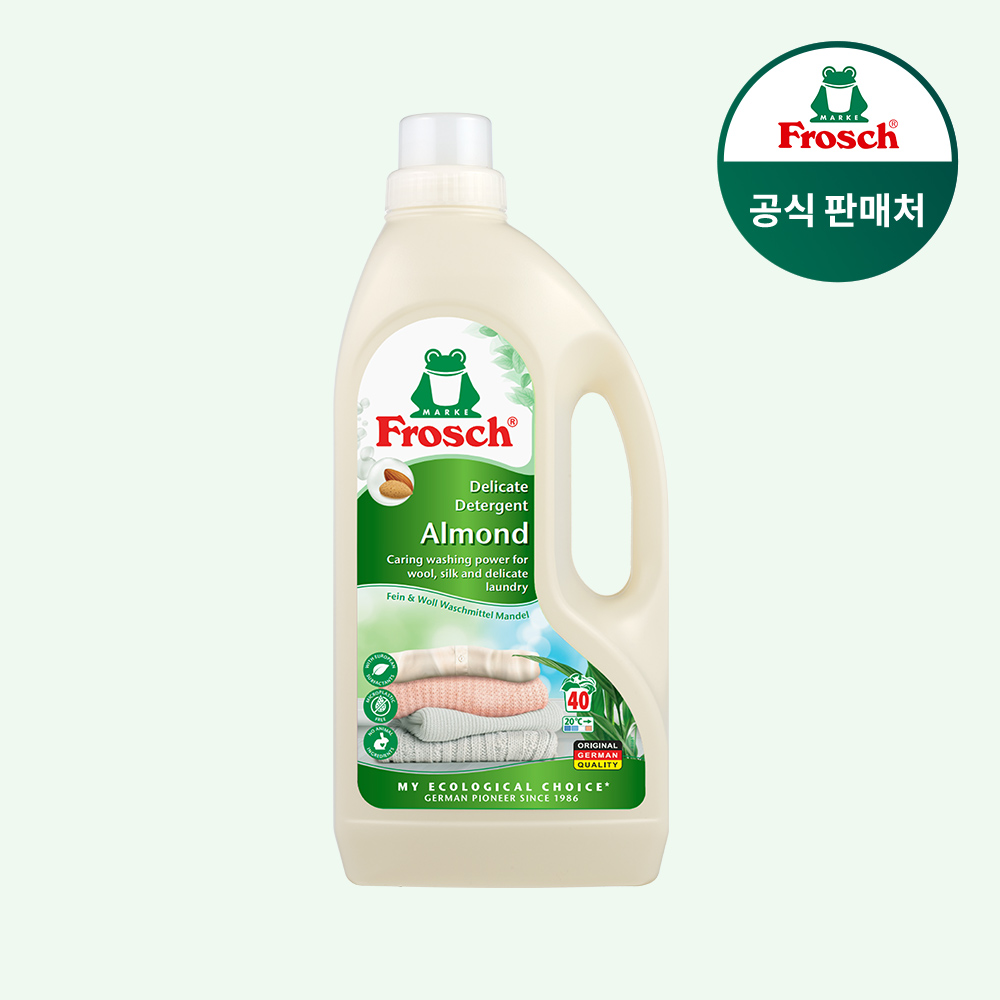 프로쉬 세탁세제 1.5L, 아몬드, 1개