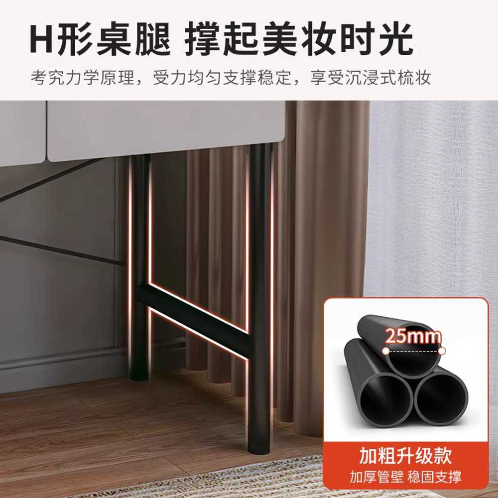 남자 화장대 서랍 원룸 테이블 콘솔 입식 파우더룸 60cm - 상세 이미지 5