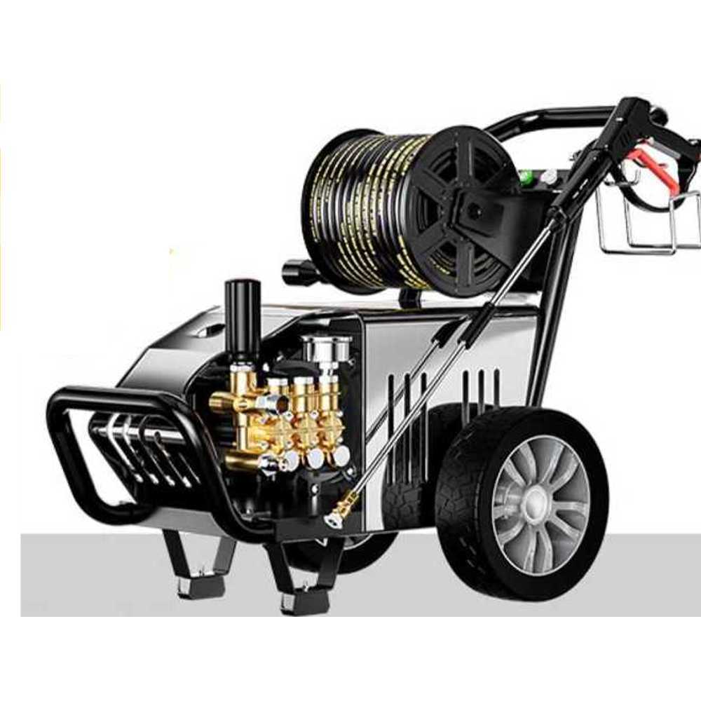 전기 고압 세척기 차량 외부 청소 강력 분사 세차기 2.8kW + 10m - 상품 이미지