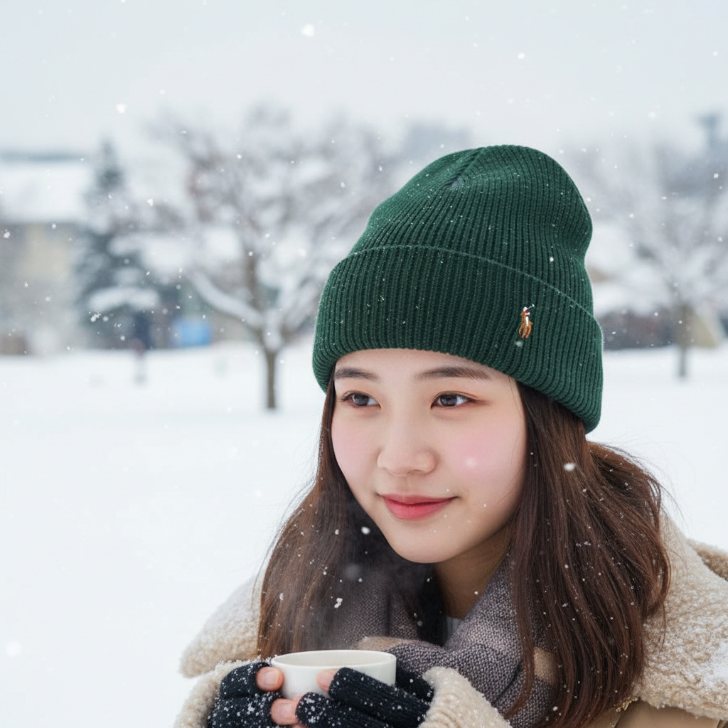 폴로 랄프로렌 시그니처 비니 모자 멀티포니 이미지 6