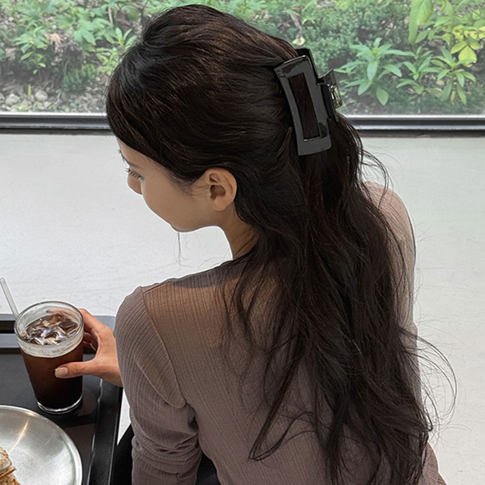[2개세트] 올림머리 실리콘 집게핀 - 상세 이미지 2