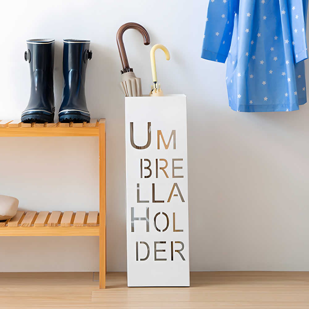 타이포 철제 우산꽂이 업소용 카페 사무실 현관 신발장 우산통 걸이 거치대