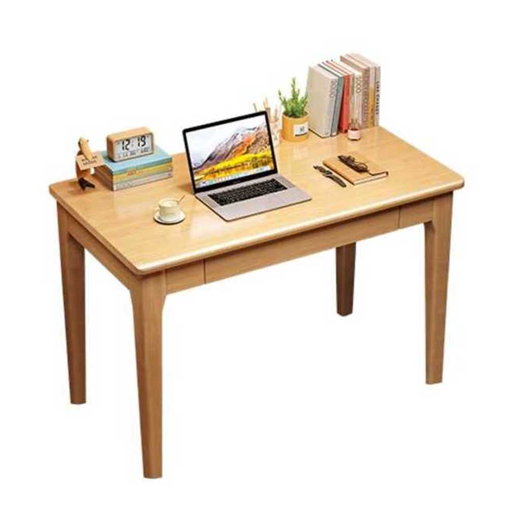 작은 원목 미니 책상 홈오피스 원룸 맞춤 컴팩트 월넛 + 60x40x75cm - 상품 이미지
