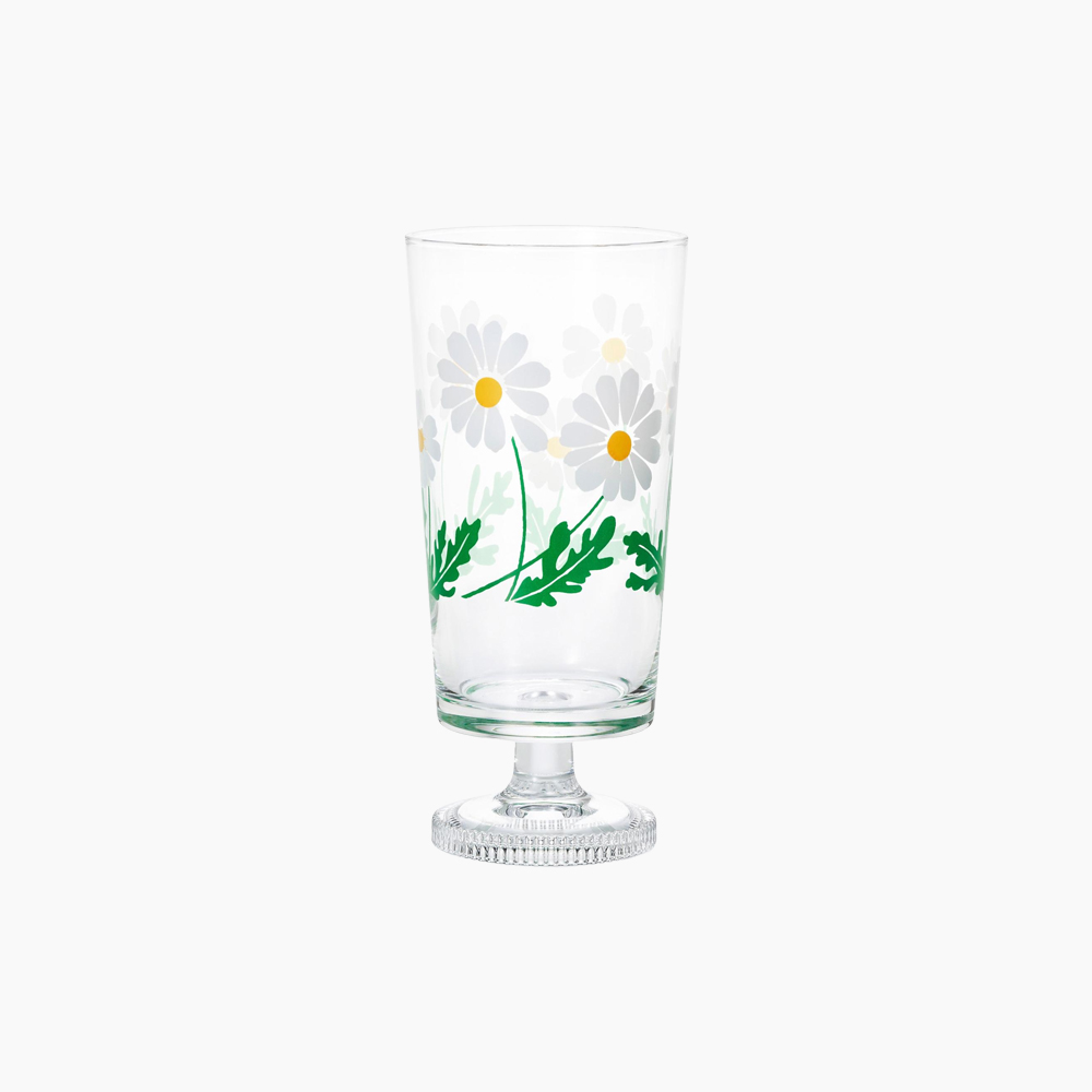 [아데리아] 레트로 유리 고블렛잔 305ml Nobana - 상품 이미지