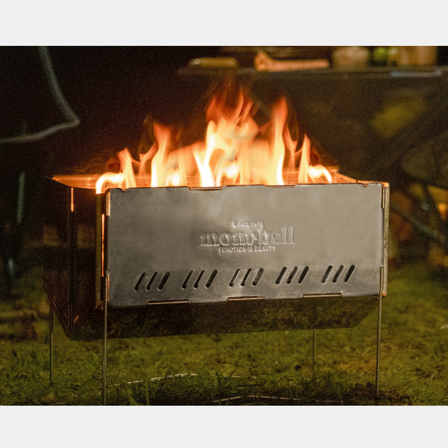 할인&장작증정 LIVE 몽벨 폴딩 파이어핏 - 초경량 화로대 2중연소 깔끔한불꽃 JBEGXUPF271