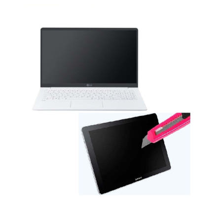 LG 올뉴그램 15 2018 선명한 화면 기스 방지 필름 2개