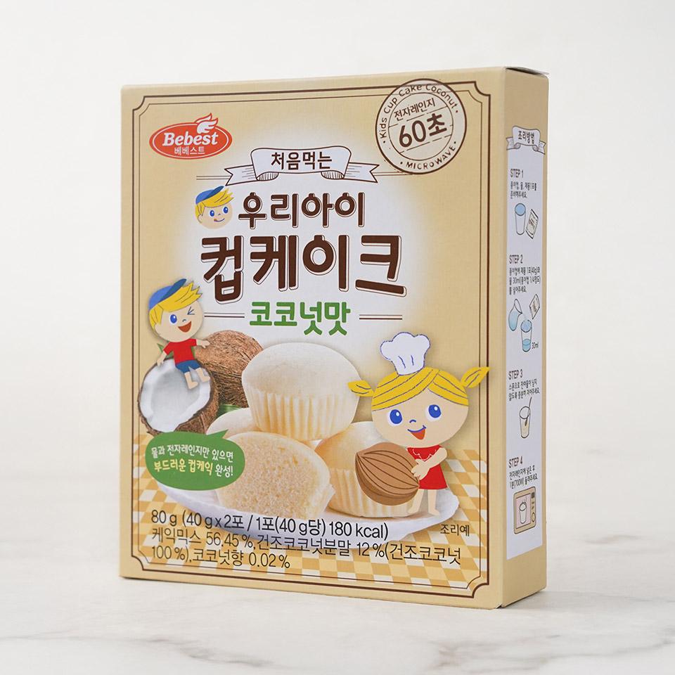 메가마트 베베스트 처음먹는 우리아이 컵케이크-코코아맛 80g - 상세 이미지 2