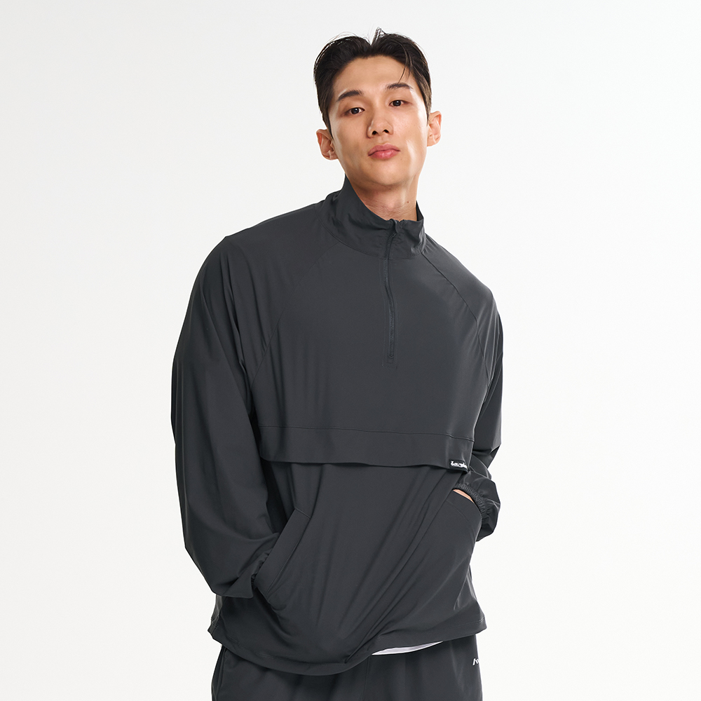 [2PACK] 남자 여성 스트레치 러닝 아노락 자켓 바람막이 러닝복 등산복 운동복 이미지 7