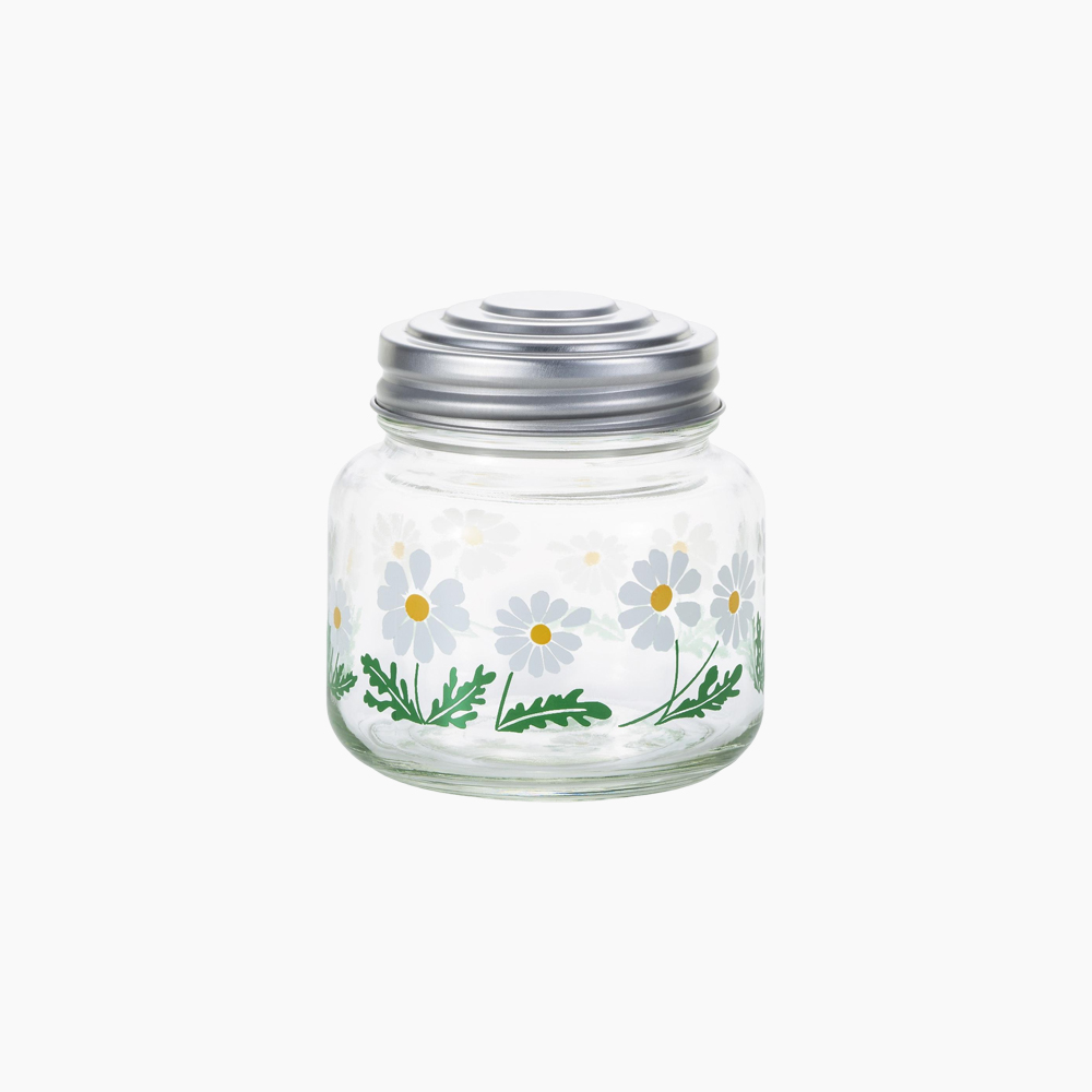 [아데리아] 레트로 슈가볼 375ml 미니 유리병 요거트용기 Cosmos - 상세 이미지 3
