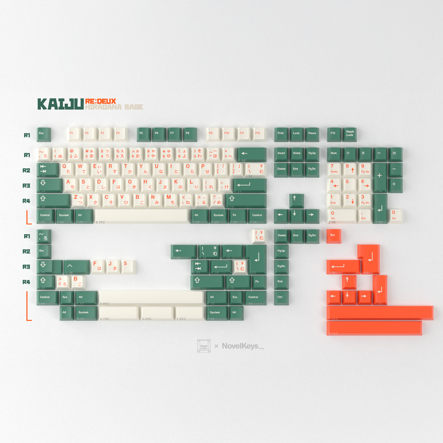 GMK CYL KAIJU R3 베이스킷 키캡 - 상세 이미지 2