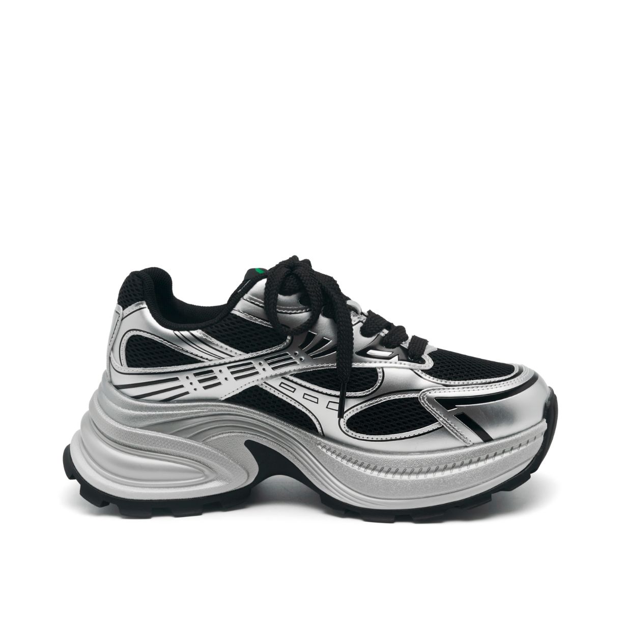 [클립] 코셔 여성 굽높은 키높이 스탠딩 스니커즈 운동화 -CL0702BK 7cm