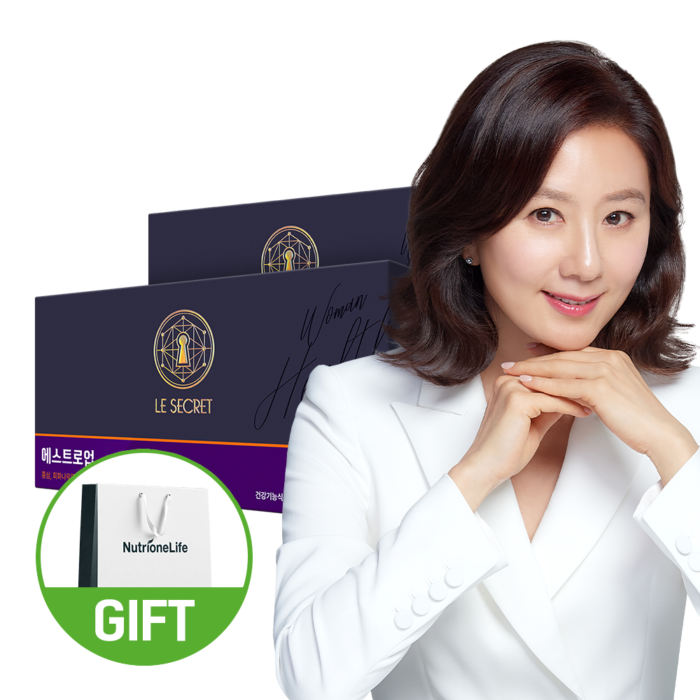 르시크릿 김희애 에스트로업 2박스 2개월분 여성 갱년기 면역 - 상품 이미지