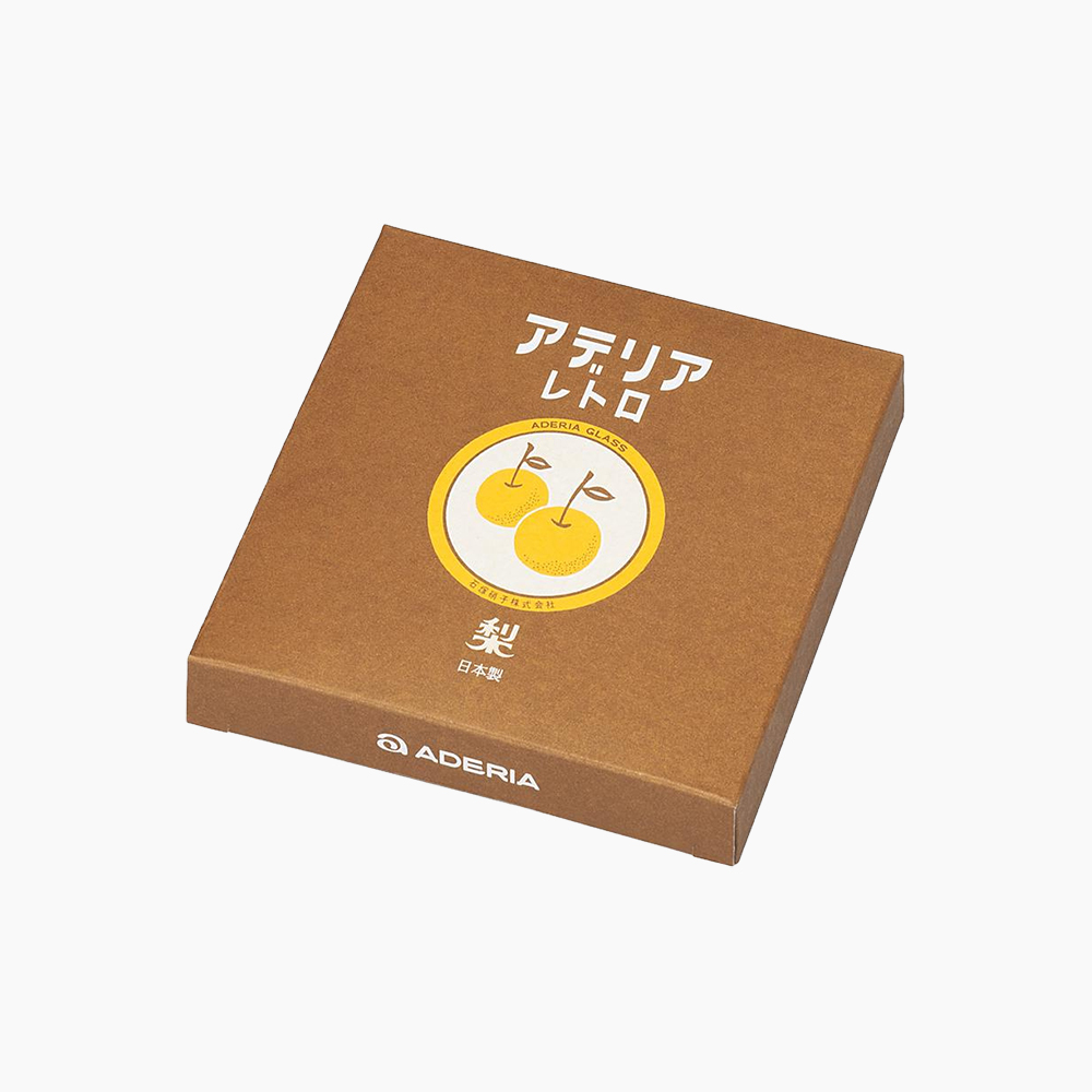 [아데리아] 레트로 유리 플레이트 12cm, Pear - 상세 이미지 2