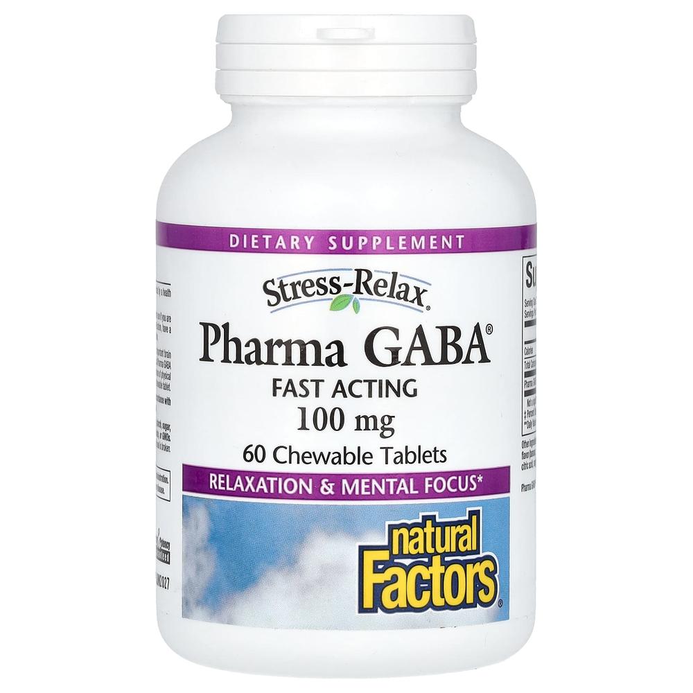 네츄럴팩터 가바 GABA 100mg 츄어블 60정 - 상품 이미지