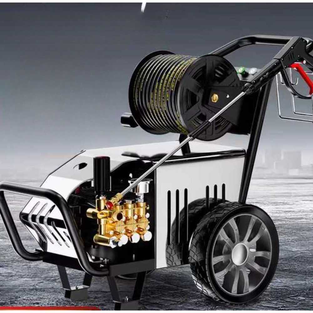 고압 세척기 전기식 강력 물분사 차량 건물 청소기 3kW(200압) 10m - 상세 이미지 2