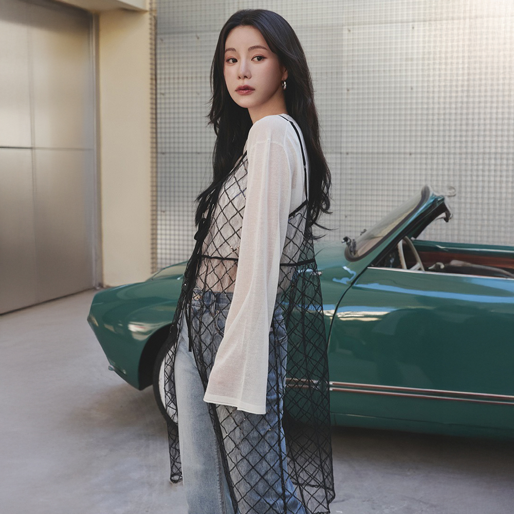 25FW 스팽글 레이어드 원피스 - 상품 이미지