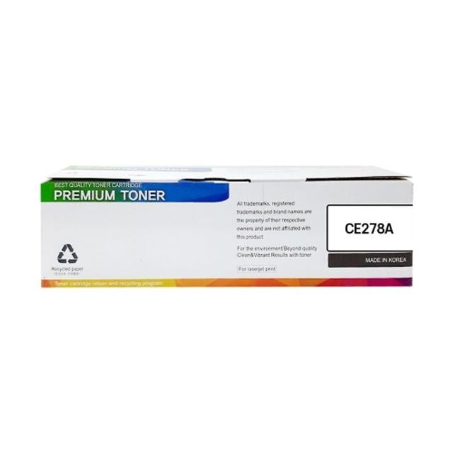 재생 토너 HP CE278A/CRG-328/CRG-326 흑색 (1개) - 상품 이미지