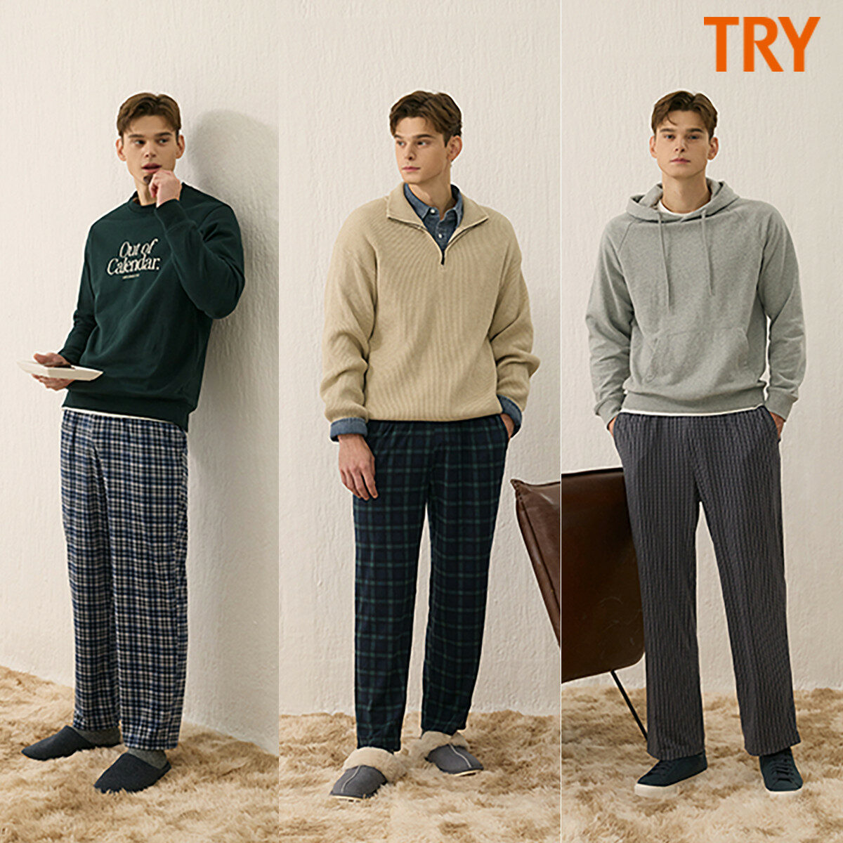 트라이  피치기모 팬츠 3종(남성) 제품 이미지