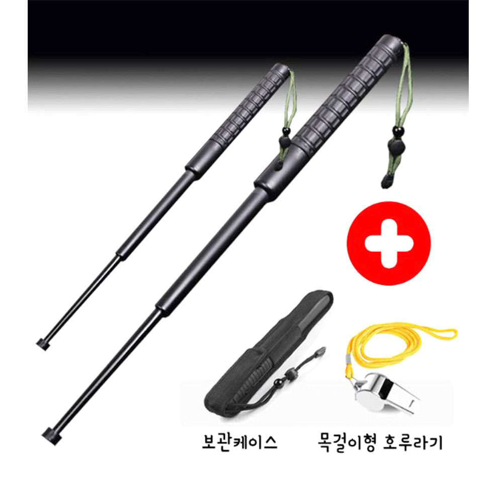 원터치 호신 삼단봉세트 초경량 미니 3단봉 진압봉 - 상세 이미지 3