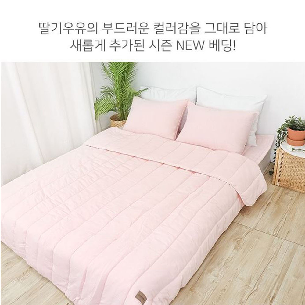 간절기 싱글 침대패드 자수 원룸 이불 낮잠 요매트 - 상세 이미지 2