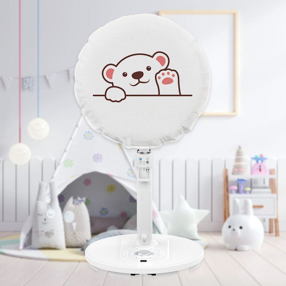 선풍기커버 안녕북극곰/벽걸이 스탠드 선풍기망 덮개 - 메인 이미지