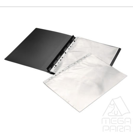 도하름 인덱스 클리어화일 40매 흑색 A4 문서파일