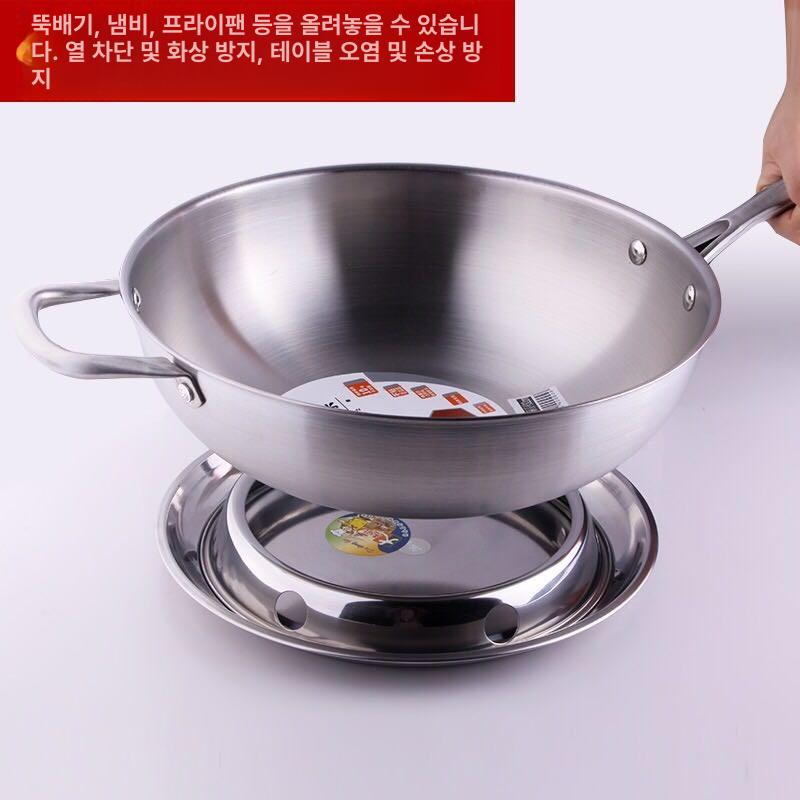 냄비 둥근 받침대 요리 스텐 화구 웍 주방 거치대 소형 원형 튜브 기본 수량 - 상세 이미지 2