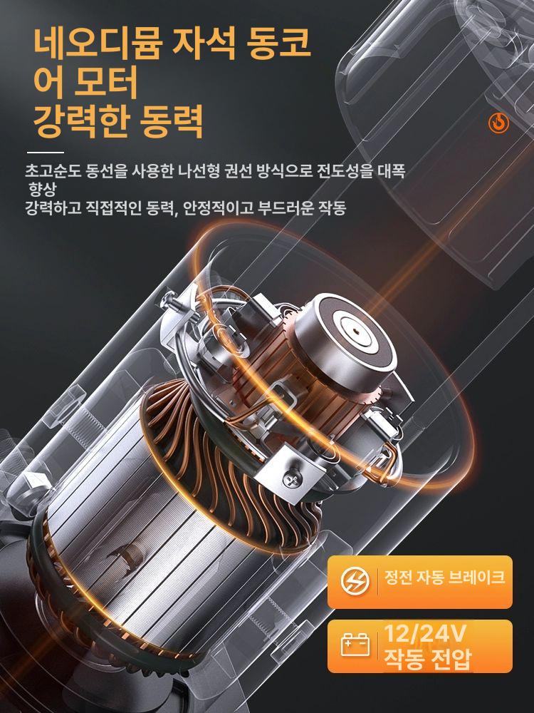 우인치 윈치 차량용 산업용 리모컨 크레인 유선 적재 기중기 호이스트 핸들 유압 도르래 12V 고속 15m min 6000lb - 상세 이미지 3