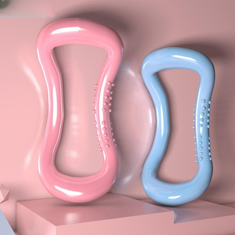 요가링 스트레칭링 줄넘기 세트 홈트 필라테스 전신운동 다이어트 기구 체리블라썸핑크 기본판 - 상품 이미지