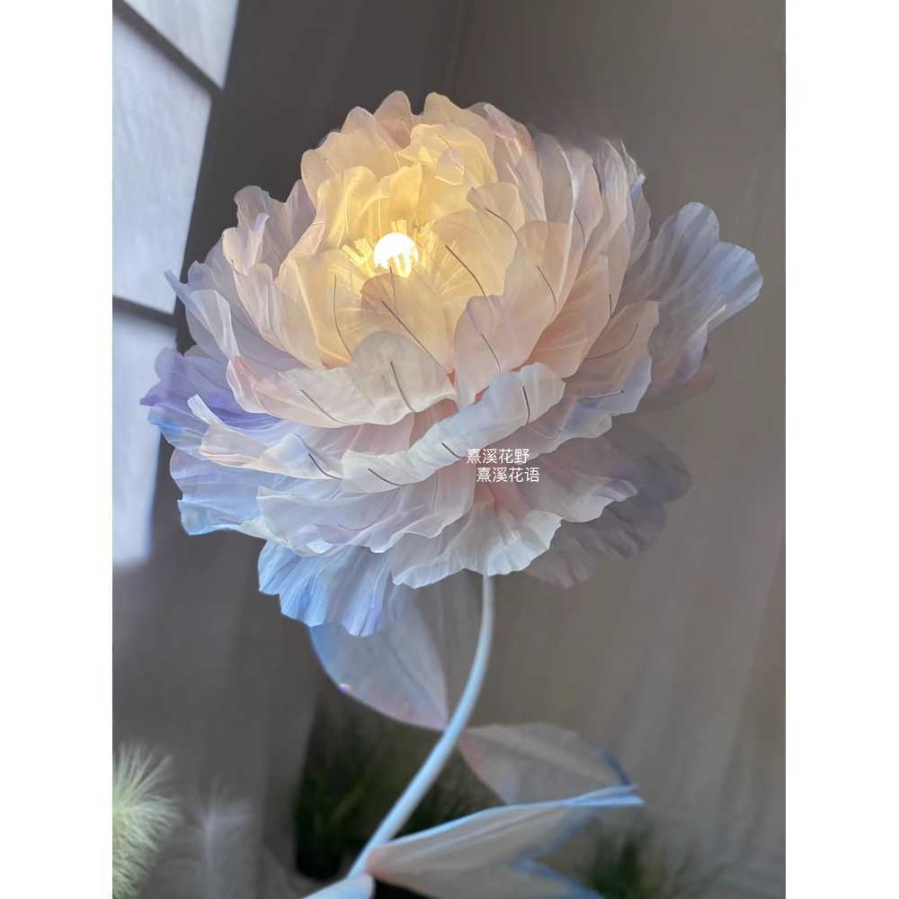 조화 소품 움직이는 꽃 인테리어 전동 장식품 선물 A형 50x150cm - 상세 이미지 3