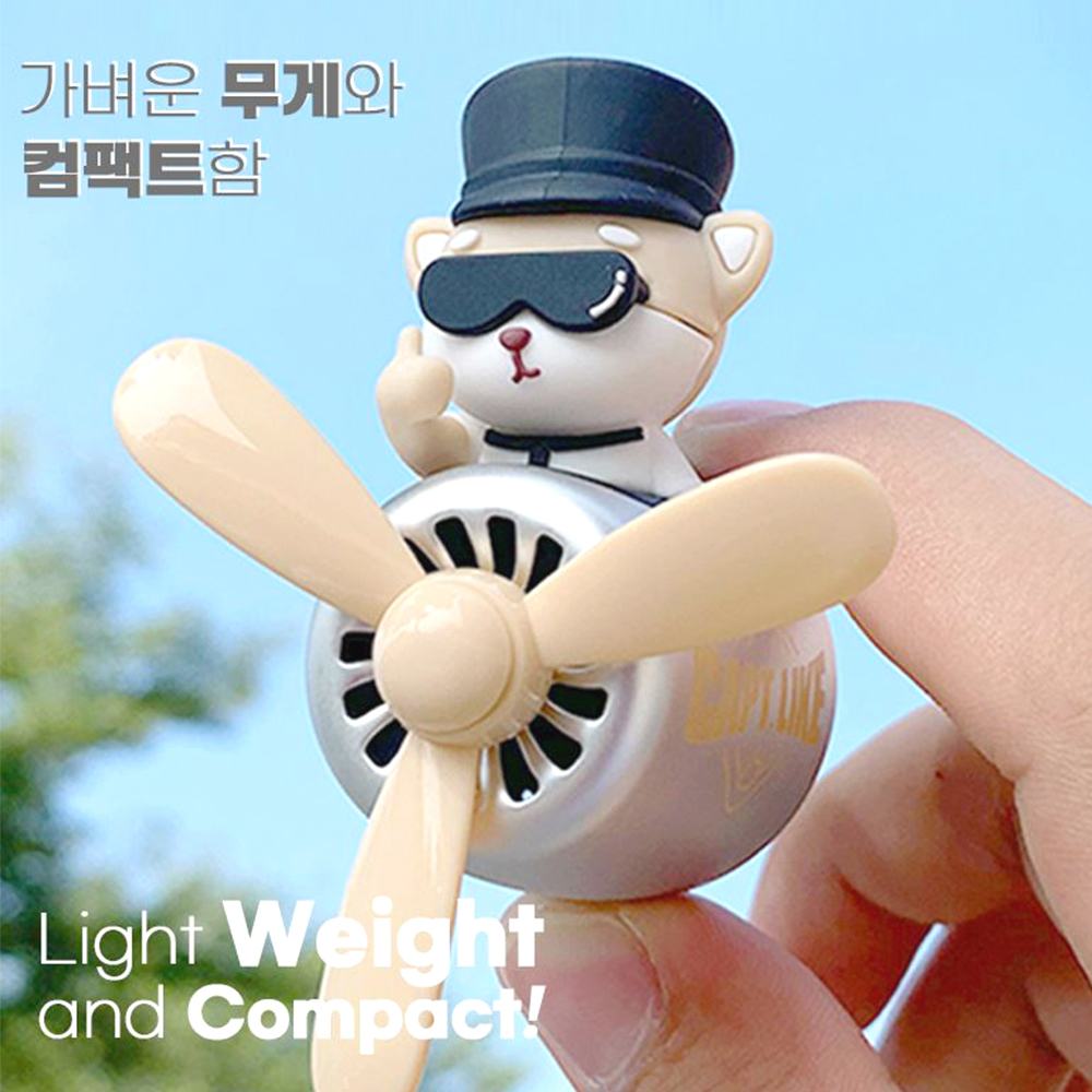 캐릭터 송풍구 방향제 귀여운 담배냄새제거 디퓨져 - 상세 이미지 5